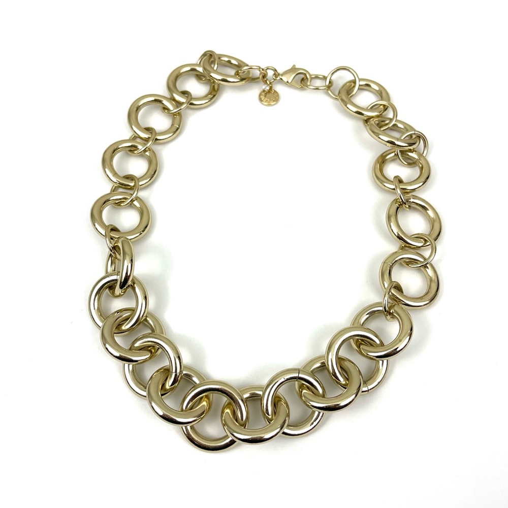 J. Crew Large Gold Link Statement Necklace